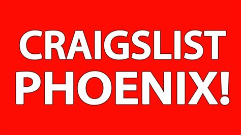 craigslist phoenix for sale free.